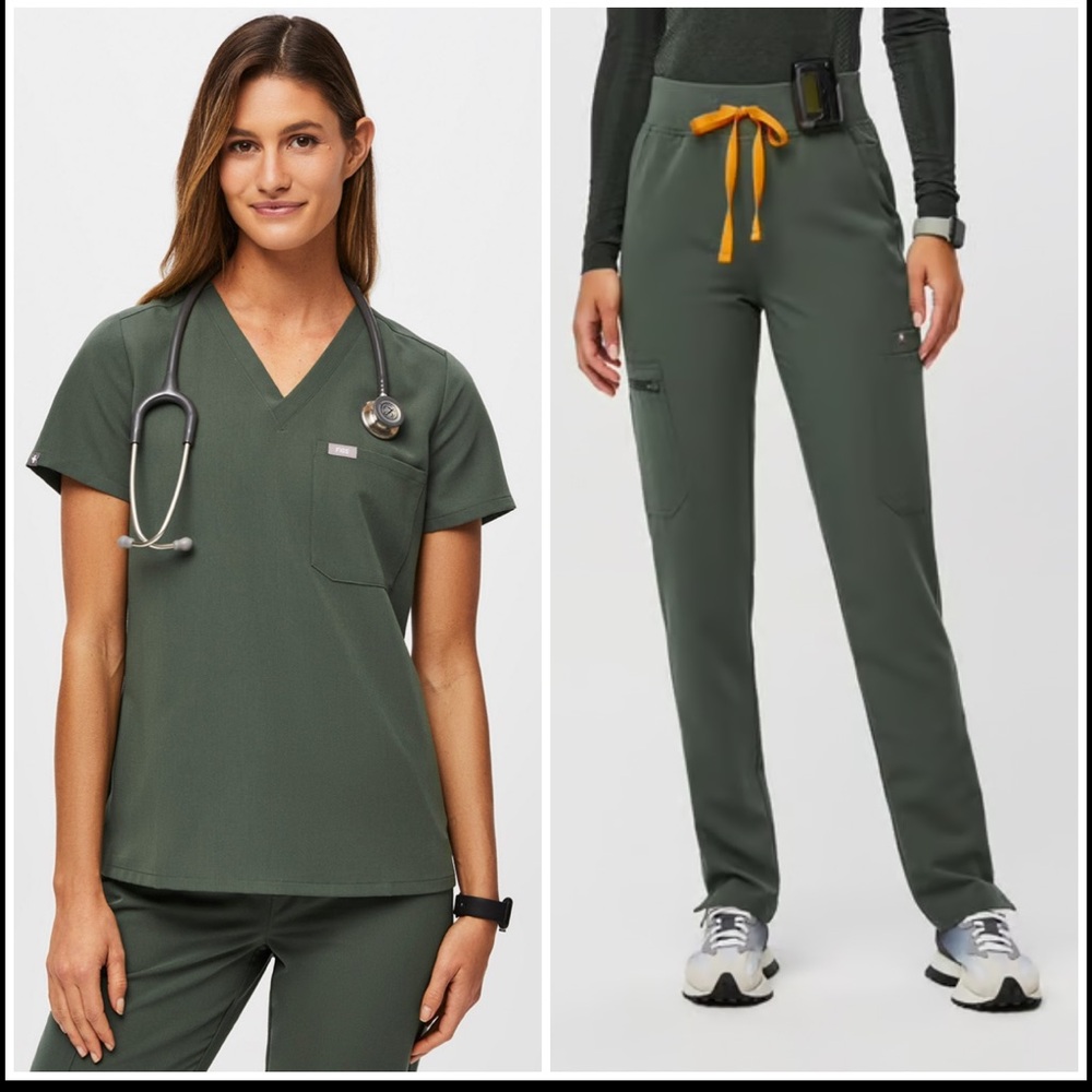 Figs Moss Scrub Set XL/XL TALL